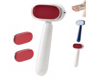 Outil de pédicure double face pour callosités pour pieds, outil de pédicure manuel pour anniversaire, spa, femmes, hommes, soignants, parents, blanc