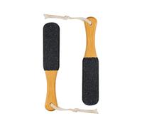 Outil de pédicure, exfoliant double face pour peaux mortes, poignée ergonomique, surfaces en acier inoxydable pour hommes, personnes âgées, athlètes, spa, voyage, 22 x 4 cm