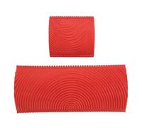 Outil de peinture pour grain de bois - Pinceau à motif en caoutchouc décoratif DIY - Rouleau de structure - Outil de grain à effet de peinture murale - Créateur de finition en bois synthétique pour la