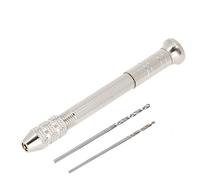 Outil de Perçage Manuel de Nail Art avec Deux Options de Bits de Forage - 1,2 Mm et 1 Mm pour la Manucure de Punch de Pendentif Bricolage à Clou - Opération Facile à Usage Professionnel et Personnel