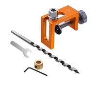 Outil de perçage vertical entièrement en métal avec foret à rouleau amélioré pour une installation d'étagère cachée sans effort Gabarits de perçage dissimulés