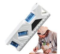 Outil de petit niveau, petit niveau à bulles, petit outil de lissage pratique Petite bulle de lissage, outil de mesure de nivellement précis Niveleur de charpentier pour un usage domestique commercial