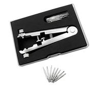 Outil De Pièce À Ressort Montre En Alliage D'aluminium Poignée Sécurisée Dissolvant Universel Bande Pour Les Tâches Réparation Montres Pince Barre Ressort