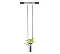 Outil de plantation de bulbes - Transplanteur de à long manche, pelle ergonomique pour sol de jardin | Transplanteur manuel avec marqueur de profondeur, désherbeur léger pour parterres de