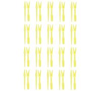 Outil de planteur pour petites graines Transplanteur d'enlèvement de semis Forte praticité Portable Confortable Facile à utiliser pour planter des légumes Jardins domestiques (Jaune)