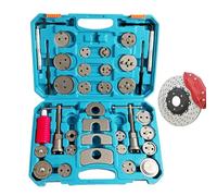 Outil de plaquettes de frein - Repousse-piston de frein pour freins à disque avec mallette de rangement - Kit d'outils de voiture - Pour atelier, mécanicien, réparation à la maison