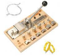 Outil de pliage de bague, plieur de cuillère pour bagues, étireur ajustable et agrandisseur de bijoux, machine professionnelle pour la bijouterie en argent, perlage et bouclage