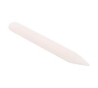 Outil de Pliage de Papier de Dossier d'os véritable de 6 Pouces pour la Fabrication de Cartes de Reliure de Livre à la Main Bricolage en Cuir façonnage Creaser Blanc