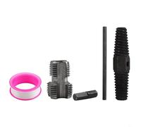 Outil de plomberie pour tuyaux PPR avec capacité de filetage à double tête pour tailles 1/2" et 3/4" et unité d'extraction de fil cassé séparé (B)