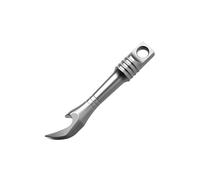 Outil de poche en titane pour levier EDC - Mini outil de levier solide avec trou pour porte-clés, outil multifonction compact à transporter au quotidien pour ouvrir une boîte, gratter et levier léger