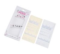 Outil de pochoir d ' art en métal avec 15 Motifs réutilisables, modèle antirouille pour d ' estampage de vernis gel