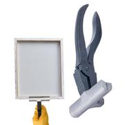 Outil de poignée de canevas Jlobnyiun - Pluces de fer robustes | Pince de serrage professionnel pour cadrage des artistes de travail étirant tissu sur le cadre pour salle à manger Studio Galerie Artis