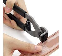 HEEPDD Outil de poinçon en Cuir, Outils de poinçon d'artisanat en Cuir en Acier au Carbone(4mm-4 Dents)