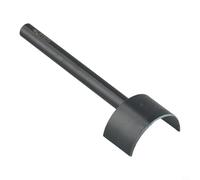 Outil de poinçonnage demi-rond pour cuir avec cutter en acier et joint en caoutchouc pour portefeuille, carte de ceinture, ceinture, projets d'artisanat (40 mm)