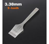 Outil De Poinçonnage Du Cuir,2.7/3.0/3.38/3.85mm,Ciseau À Coudre,Bricolage,1/2/9/20,Ensemble De Poinçonnage Des Dents - Type 3.38mm 9teeth