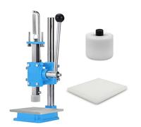 Outil De Poinçonnage En Cuir Réglable, Doté De Têtes De Poinçonnage Interchangeables Et D'une Échelle Graduée, Un Outil Essentiel For La Couture Et L'artisanat(Blue,Square Head)