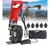 Outil de poinçonnage hydraulique, 1800 W électrique pour plaques en acier et aluminium, idéal pour les applications d'angle en acier