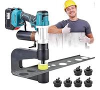 Outil de poinçonnage hydraulique sans fil, poinçonneuse portable métaux, avec 6 matrices, la construction électrique et CVC