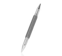 Outil de poinçonnage, poinçon à ressort à double tête multifonction en métal multifonction à ressort pour trou central en métal - Poinçon à clou en métal - Outil de retrait de goupille de porte pour