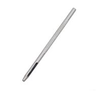 Outil de poinçonnage pour cuir 4 mm Acier Rond Outil de poinçonnage pour | Bord en acier #45, coupes nettes sur les ceintures, convient pour marteau perforateur, construction, finition argentée