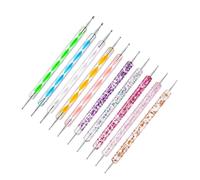 Outil de Pointillage pour Ongles 10 Pièces Outils Marbrage Manucure