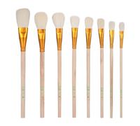 Outil de Pollinisation Manuelle pour Arbre Fruitier, 8 Pièces en Bois | Pointes Multi-tailles, Poils Synthétiques Souples, Répartition Homogène du Pollen, pour Fleurs de Baies