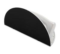 Outil de ponçage demi-rond, ponceuse d'angle efficace pour les angles de cloison sèche avec 10 feuilles de grain, construction compacte en polycarbonate pour bricolage professionnel