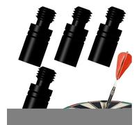 Outil de pondération de fléchette - 4 pièces noir 2BA en laiton ajusteur de fléchettes, outil de pondération professionnel, accessoires de réglage pour les joueurs, les compétitions, les fêtes, les
