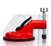 Outil de pose de carrelage Ventouse, tendeur de 120 mm pour pierre de marbre, ABS et acier inoxydable Rouge