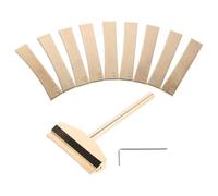 Outil de Pose de Frettes pour Guitare, Gabarit Métal Lourd, Inserts Laiton