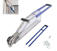 Outil de pose de ruban adhésif pour cloisons sèches, distributeur manuel de pâte à joint pour cloisons sèches, capacité de 2,5 L, applicateur de pâte à joint pour joints, joints plats