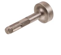 Outil de Pose de Tige de Terre en Acier Argenté pour Perceuse à | Conception Monobloc, Thermique, Usage Chantier et Génie Électrique, Robuste pour Fortes Sollicitations