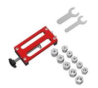 Outil de positionnement convivial en alliage d'aluminium pour des configurations rapides et améliore la productivité dans la menuiserie Guide de poinçonnage professionnel