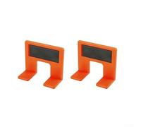 Outil de positionnement de charnière magnétique pour un espacement d'installation de 2 mm, conçu pour un alignement précis des portes d'armoire et des panneaux latéraux avec construction (2)