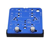 Outil de positionnement de charnière robuste et ergonomique de 35 mm/26 mm et dispositifs de goupille d'étagère pour le travail professionnel du bois. Utilisez le guide de perçage manuel pour