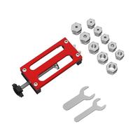 Outil de positionnement de trou compatible multi-tailles pour ingénieurs et concepteurs en meubles et conception structurelle Assistant de perçage portable