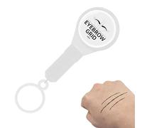 Outil de positionnement des sourcils tatouage - Ligne dessin sourcils | Brow Compact Mapper Aids | Marqueur lignes avec encre cordes