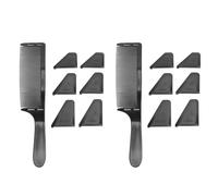 Outil de positionnement réglable du peigne professionnel incurvé pour la coupe de cheveux à la maison et au barbier