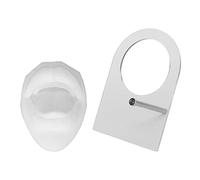 Outil de pratique de ponction de la langue, modèle de bouche en Silicone, ensemble d'affichage d'ongles pour étudiants en médecine dentaire (Blanche)