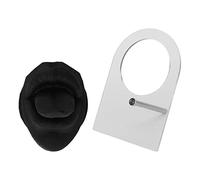 Outil de pratique de ponction de la langue, modèle de bouche en Silicone, ensemble d'affichage d'ongles pour étudiants en médecine dentaire (Noire)