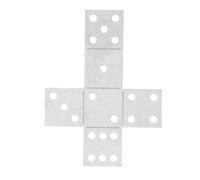 Outil de pratique de soudage 316 en acier inoxydable 1,65 pouce longueur de la longueur du côté Cube Didding coupons outil pour les débutants apprentisge des techniques de soudage