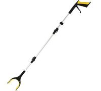 Outil de préhension 2 pièces, Pinces Extra Longues de 43 "pour Personnes âgées, Pince à Griffes légère et Pratique avec aimants(Yellow)