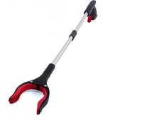 Outil de préhension 32 "ramasseur déchets avec pince à griffe pointe magnétique forte for personnes âgées pliable rotative 360 degrés Pour Le Ramassage Des Déchets(Red)