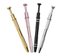 Outil de Préhension à Quatre Griffes 4 Pièces | Pointe Fine, Poignée de Stylo, Mécanisme à Double Levier, Aluminium, Usage Délicat