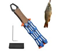 Outil de préhension de pêche, pince à lèvres | Pince pour pêche à la mouche | Manette de poisson pliable, pince à lèvres de pêche professionnelle, extracteur de crochet multifonctionnel, pliable f