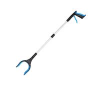 Outil de préhension extensible, Outil de préhension Grabber Reacher Long bâton de ramassage pliable(Blue)