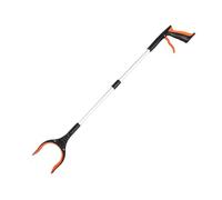Outil de préhension extensible, Outil de préhension Grabber Reacher Long bâton de ramassage pliable(Orange)