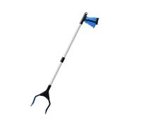 Outil de préhension extensible, Outil de ramassage portable en acier avec poignée solide for étagères de magasin(Blue)