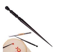 Outil de pressage Stiletto à coudre - Aide au contrôle conique avec pointe polie, poignée en bois dur lisse, prise en main confortable | Accessoires de guidage d'aiguille de précision pour matelassage