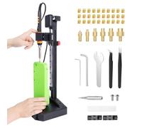 Outil de presse à insérer chaud | Fer à souder 90 W, 30 inserts filetés en laiton (M3/M4/M5/M6/M8) et pointe thermodurcissante | Compatible avec PLA, ABS, PETG | Pour composants imprimés en 3D